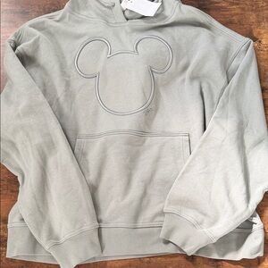 Disney Gray Sweatshirt with Iconic Mouse Outline by H&M